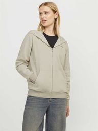 [12258320] Sweat JJXX JXABBIE RLX LS EVERY ZIP HOOD SWT NOOS (L, Beige Foncé)