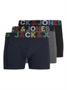 Sous-vêtements JACK &amp; JONES JACETHAN TRUNKS 3 PACK W