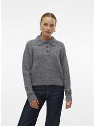 [10318881] Pull VERO MODA VMNOVAH LS V-NECK POLO KNIT VMA (M)