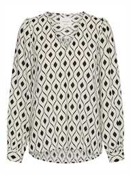 [10322458] Top VERO MODA VMVARIA L/S V-NECK TOP WVN BTQ GA (M)