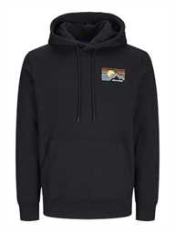 [12268856] Sweat JACK &amp; JONES JOREXPLORER SWEAT HOOD KA (L, Noir)