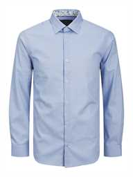 [12273877] Chemise JACK &amp; JONES JPRBLABARNES DETAIL DOBBY L/S SHIRT LN (L, Bleu Clair)