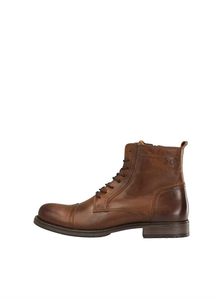 Chaussures JACK &amp; JONES RUSSEL LEATHER COGNAC