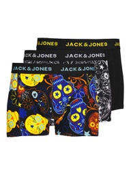 Sous-vêtements JACK &amp; JONES JACSUGAR SKULL TRUNKS 3 PACK. NOOS